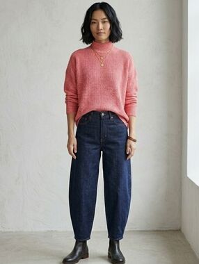 Loft Women's Salmon Pink Sweater